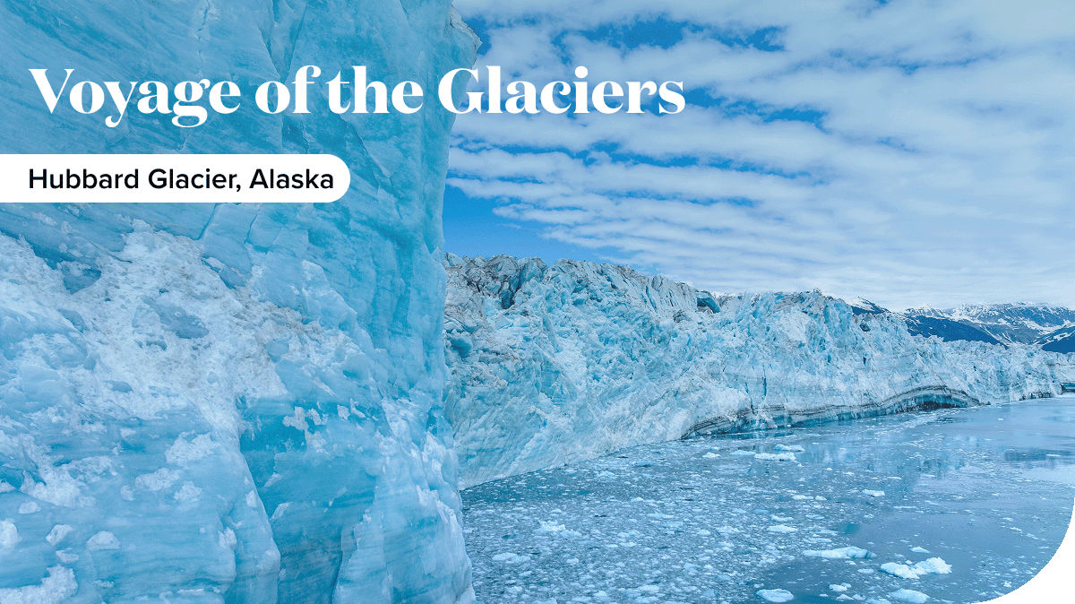The massive Hubbard Glacier, Alaska