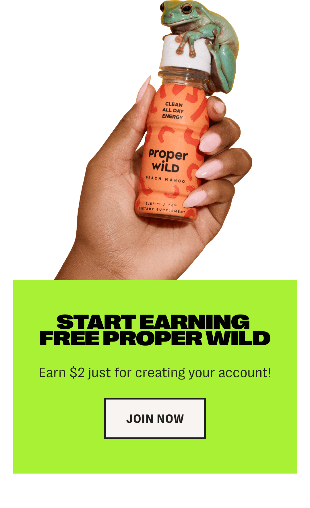 start earning free proper wild - earn $2 just for creating your account! - join now