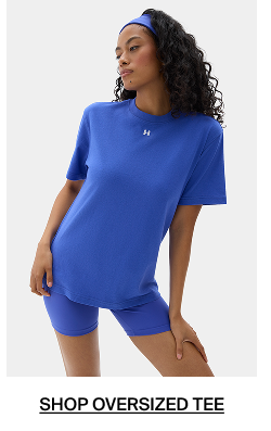Shop Oversized Tee in Sapphire