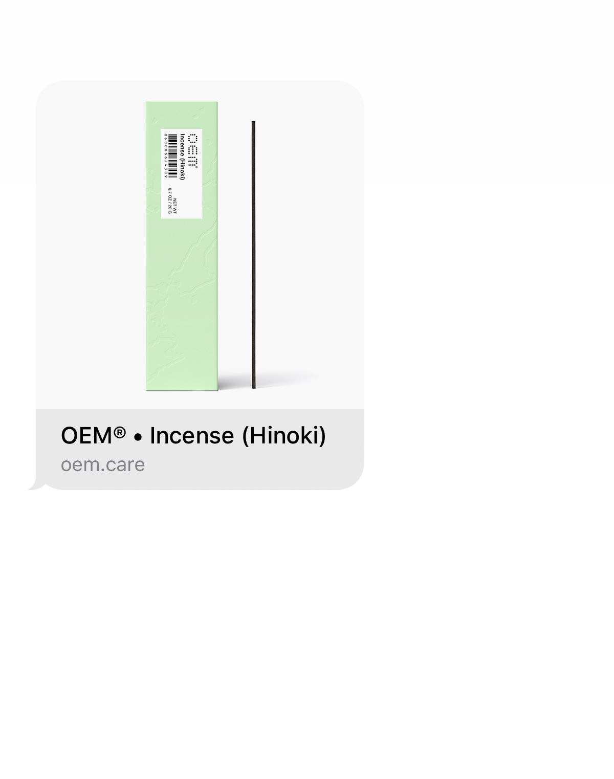 OEM Incense (Hinoki)