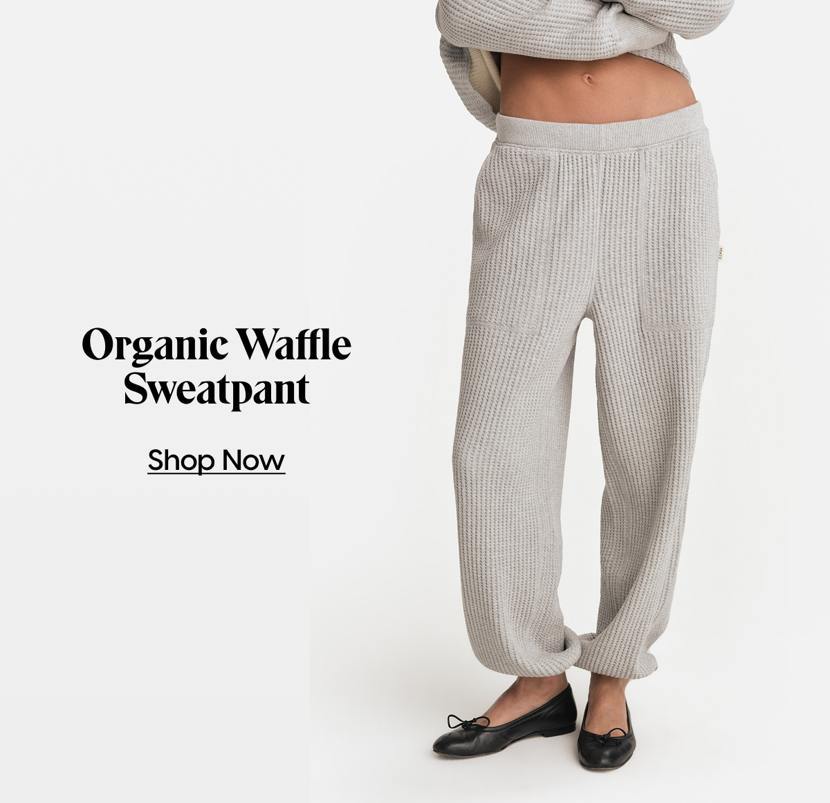 Organic Waffle Sweatpant | Shop Now