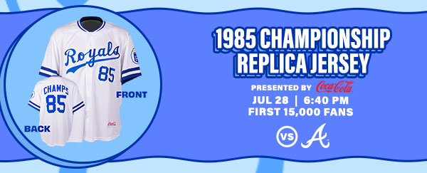 1985 Championship Replica Jersey - July 28 - Get Tickets