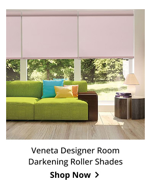 Veneta Designer Room Darkening Roller Shades | Shop Now >