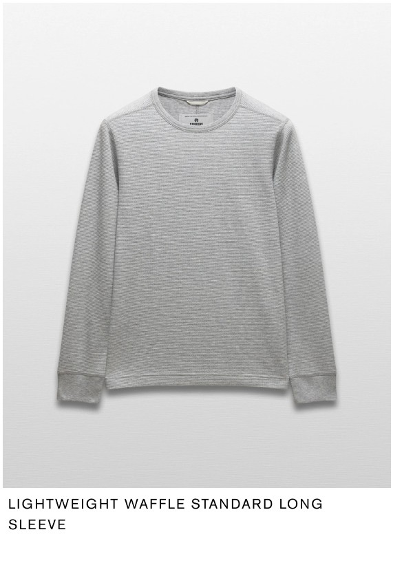 Lightweight Waffle Standard Long Sleeve