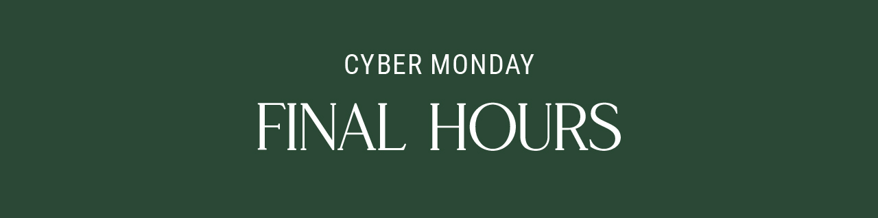 CYBER MONDAY — FINAL HOURS