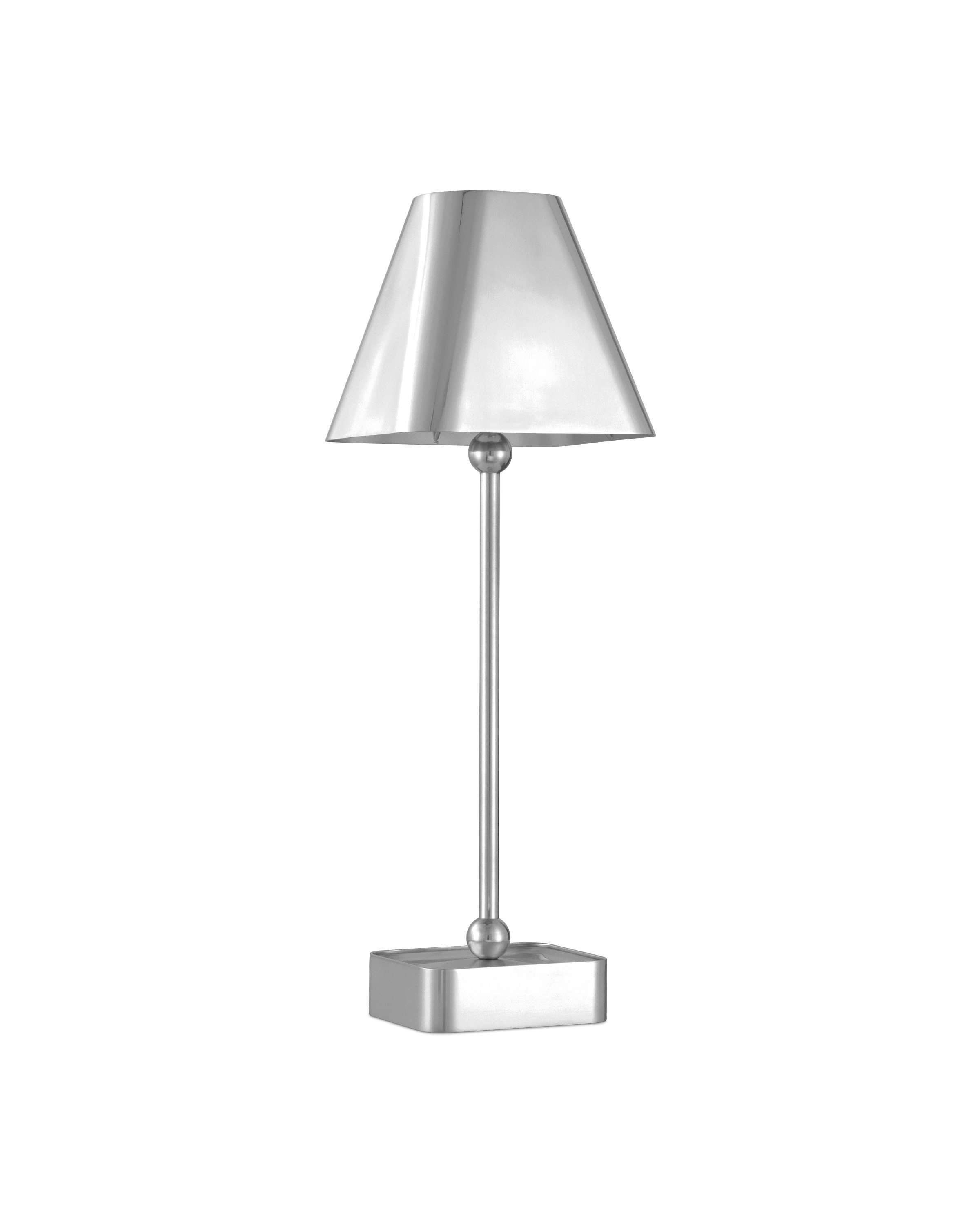 Image of Gadabout Nickel Cordless Table Lamp