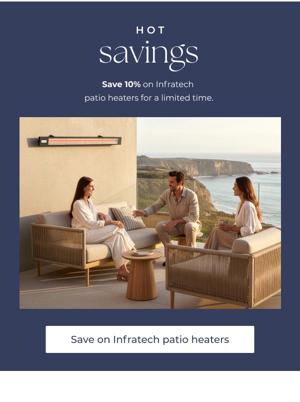 Save on Infratech patio heaters