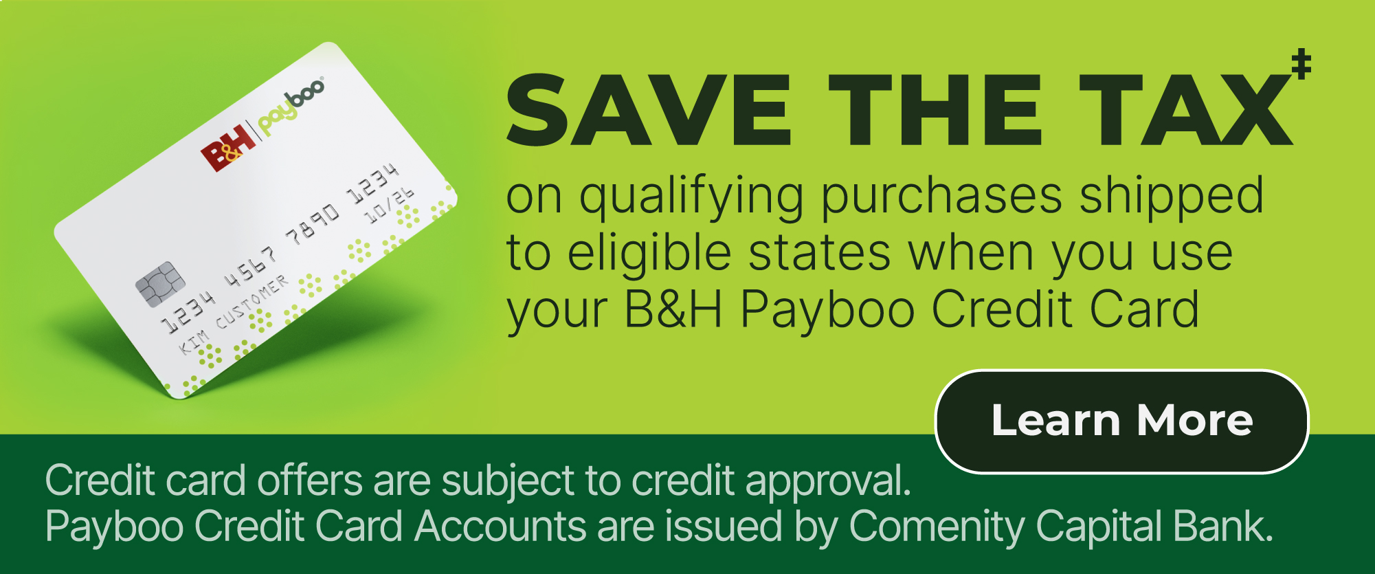 Exclusive benefits when you use the Payboo Credit Card | Save the Tax | You pay the tax, we pay you back instantly on eligible order shipped to eligible states