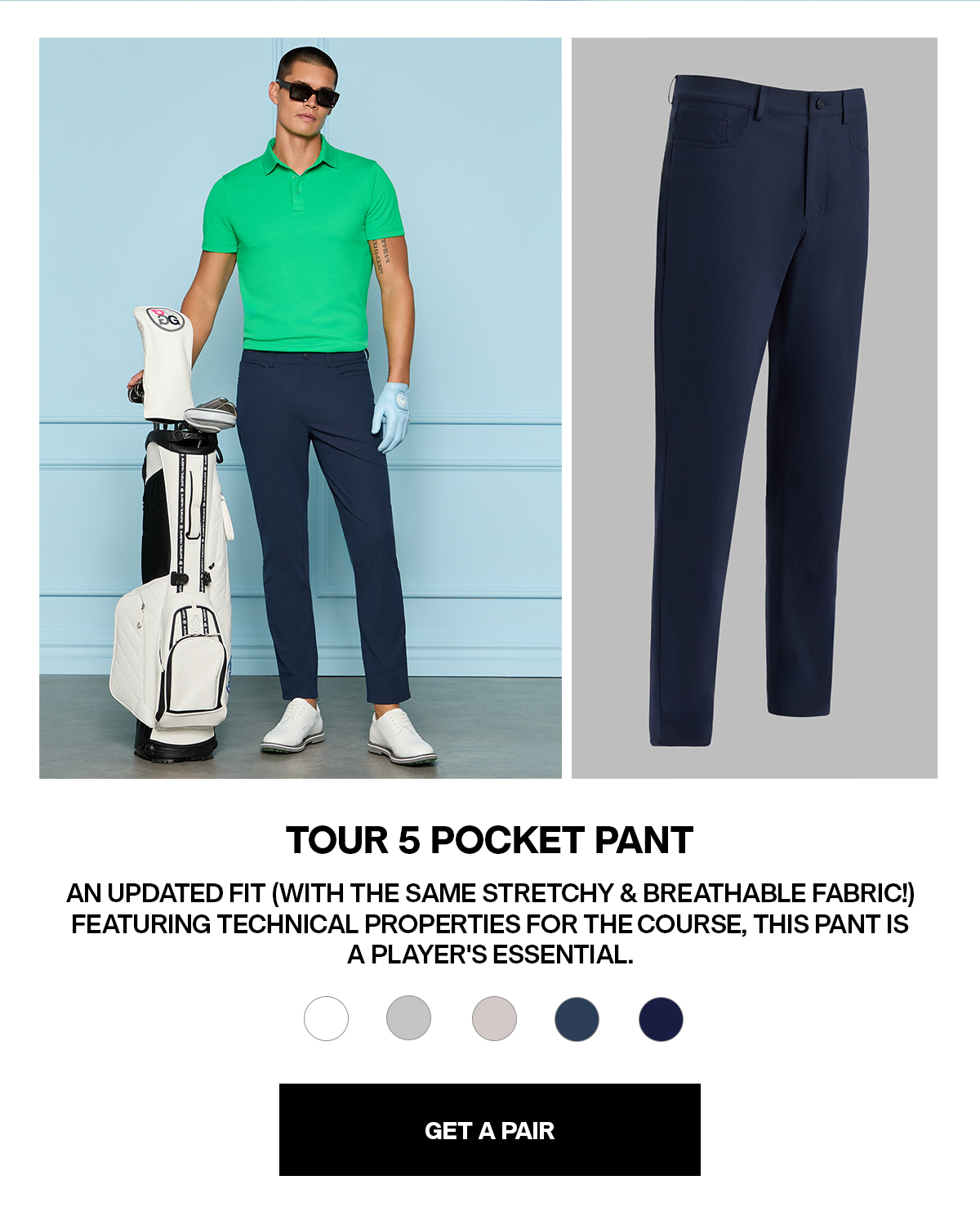 TOUR 5 POCKET PANT - GET A PAIR