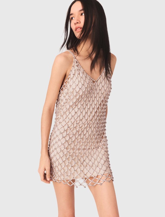 Beaded short dress