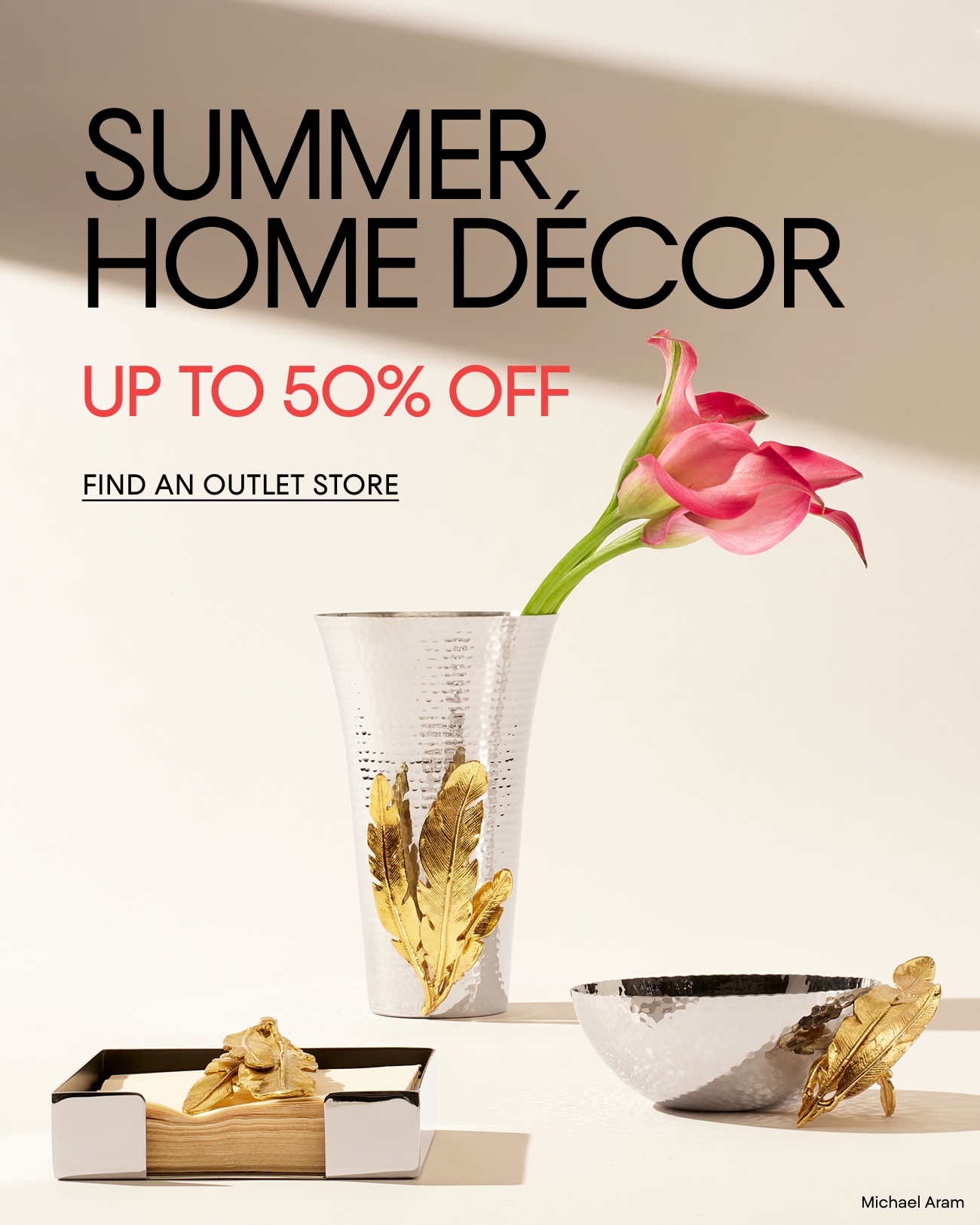 SUMMER HOME DECOR | UP TO 50% OFF | FIND AN OUTLET STORE