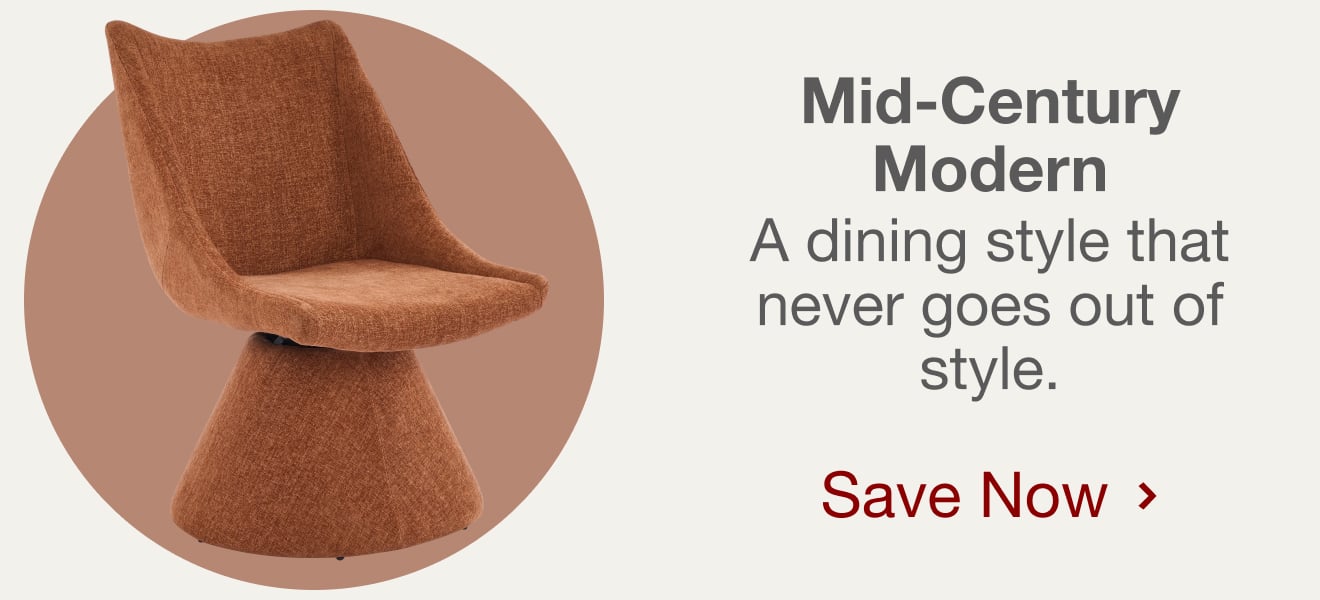 Save on Mid-Century Modern Dining Furniture