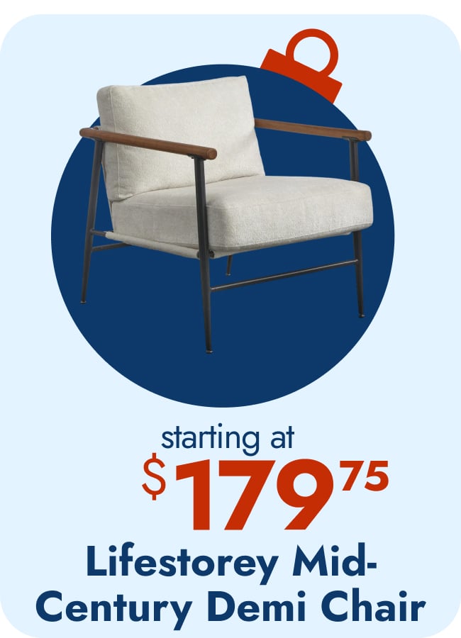 Lifestorey Mid Century Modern Demi Chair
