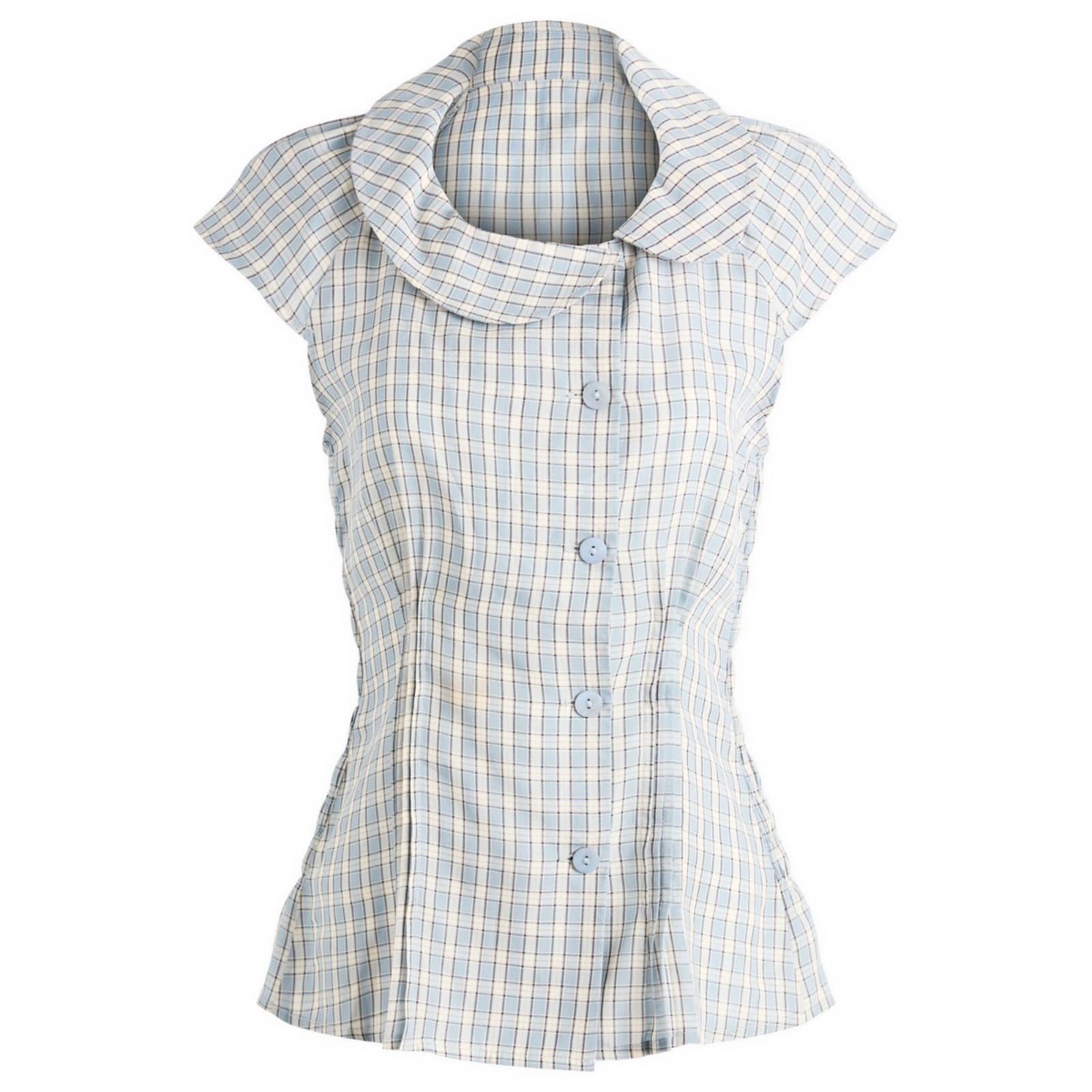 Peachy Den Missy Asymmetric Stretch Blouse Presented by END.