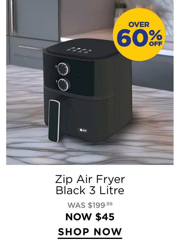 Zip Air Fryer Black 3 Litre 