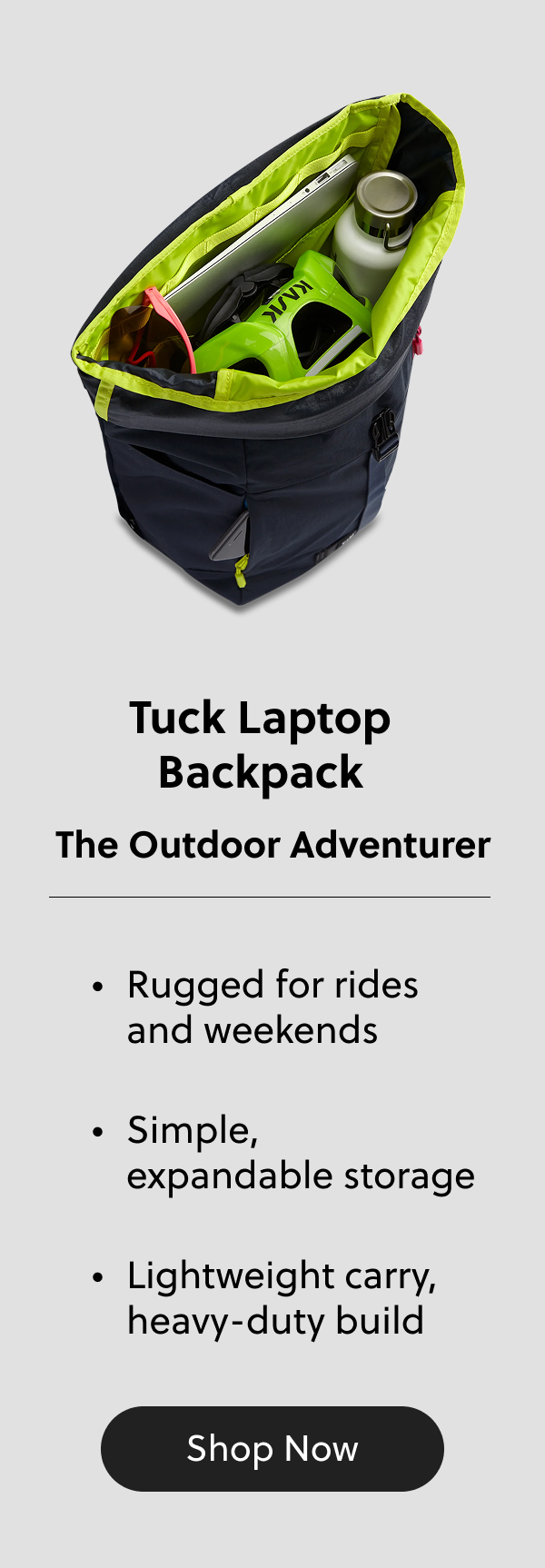 Tuck Laptop Backpack