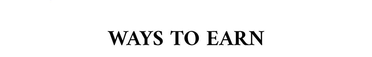 Ways To Earn
