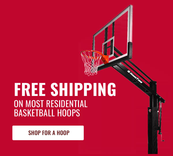 FREE SHIPPING on most residential basketball hoops