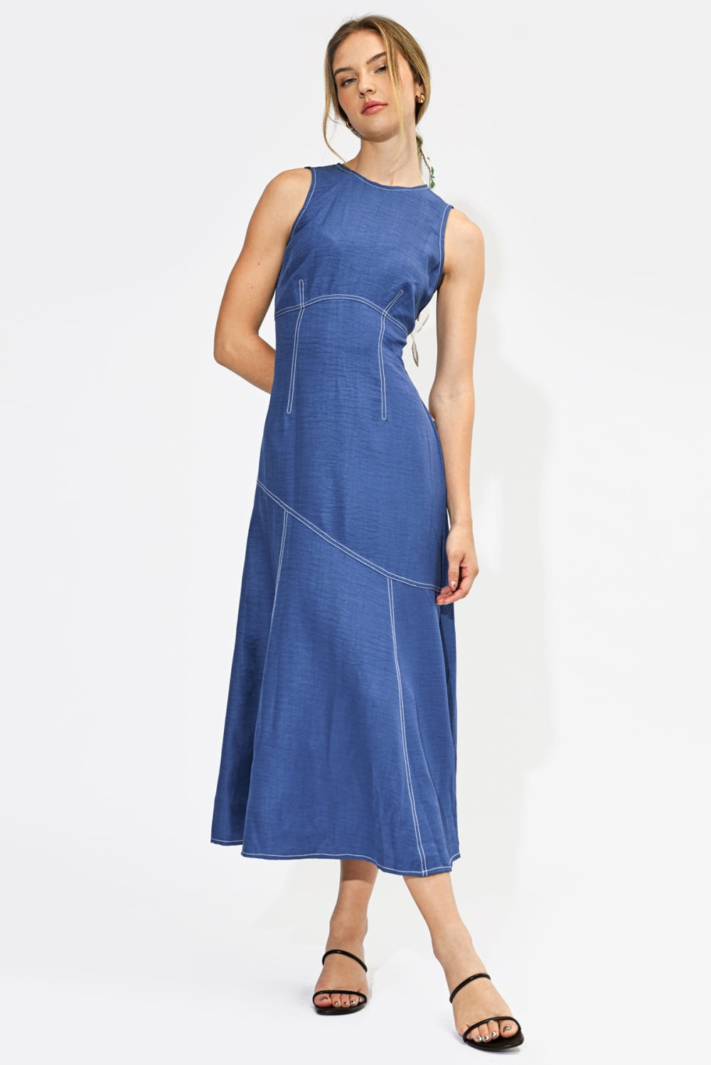 Image of Frances Sleeveless Maxi Dress