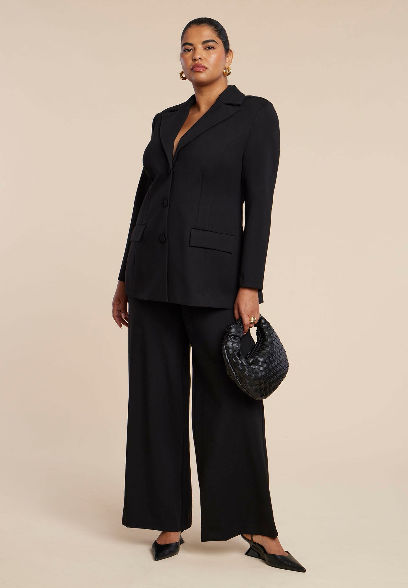 The Ultimate Stretch Wide Leg Work Pant﻿