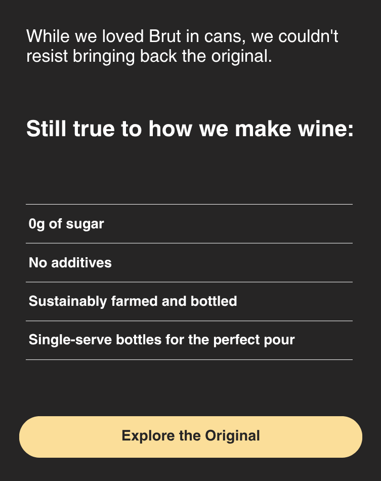 Still true to how we make wine