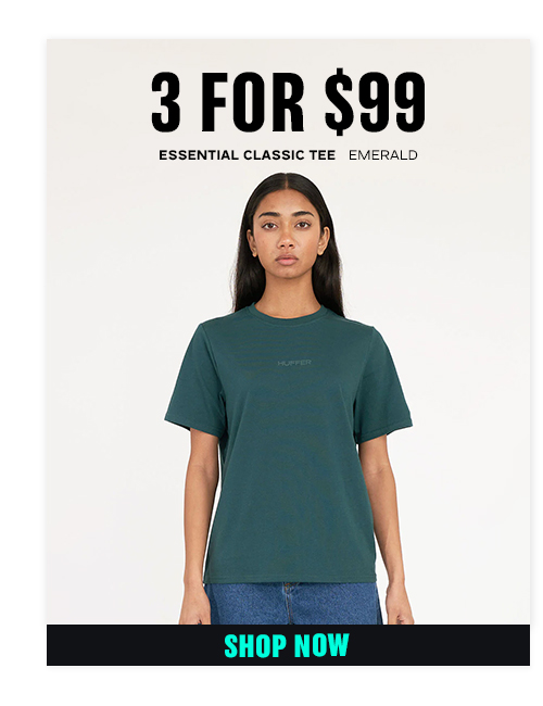 ESSENTIAL CLASSIC TEE EMERALD