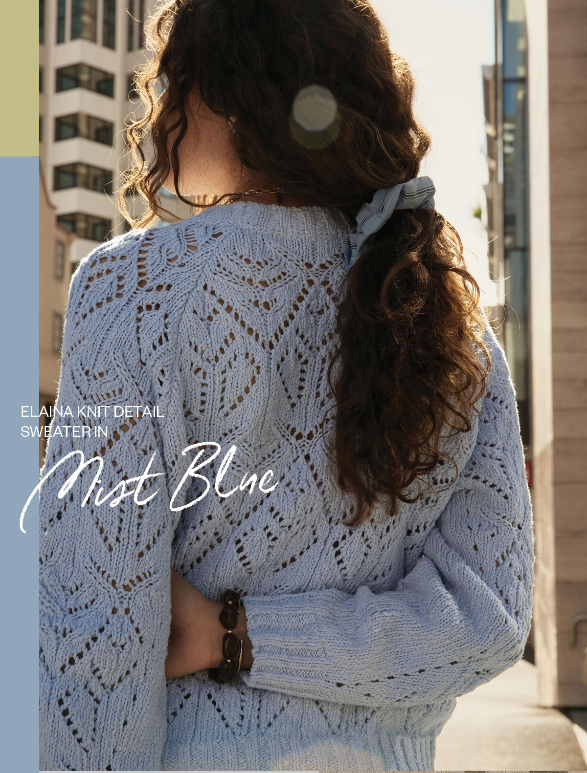 Elaina Knit Detail Sweater