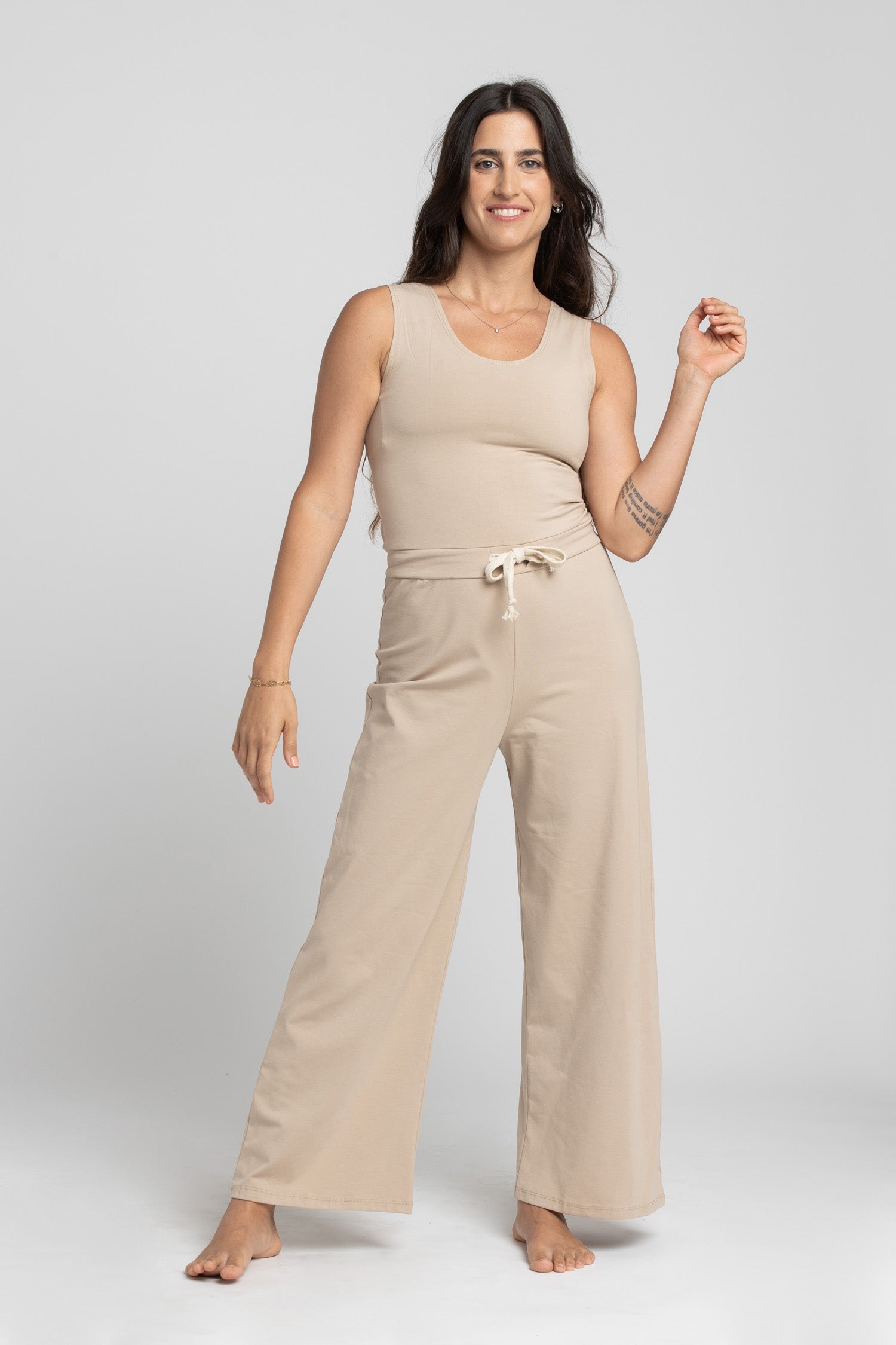 Image of Wide Leg Jumpsuit