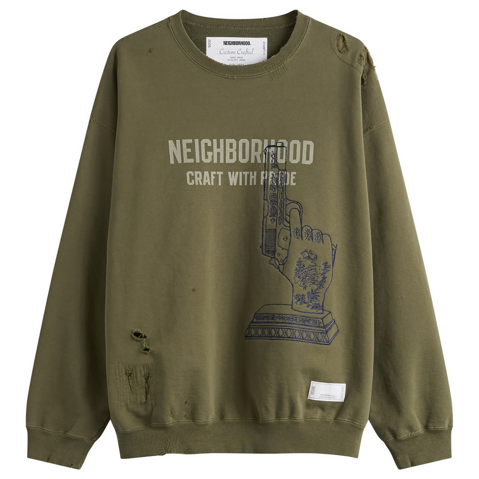 Neighborhood Embroidered Savage Sweatshirt