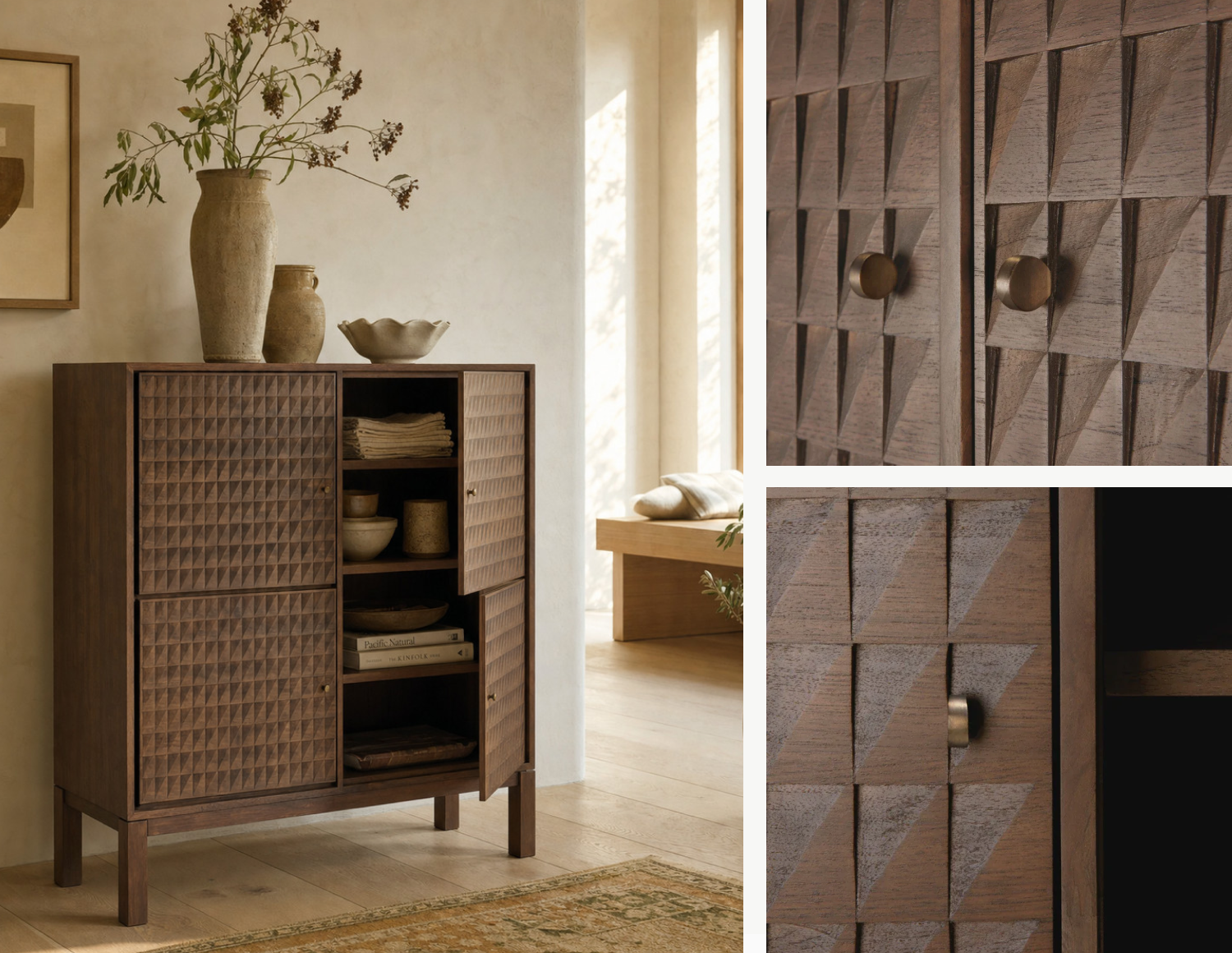 Detailed Images of the Sono Cupboard by Ethnicraft