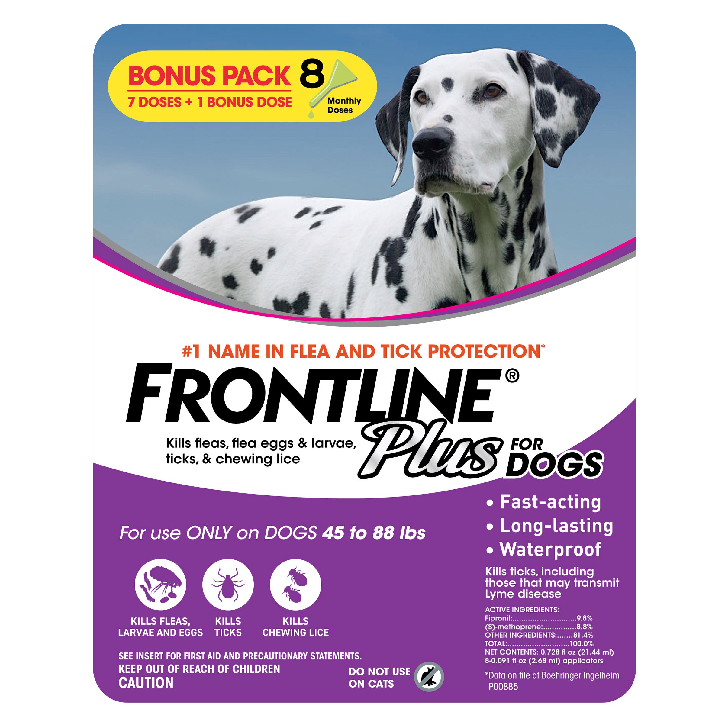 Frontline Flea and Tick 7 + 1 Doses