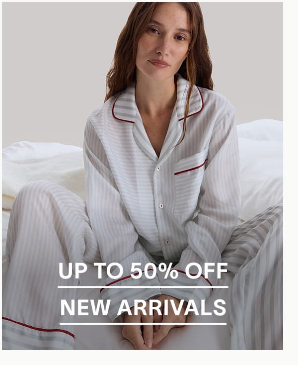 up to 50% off new arrivals