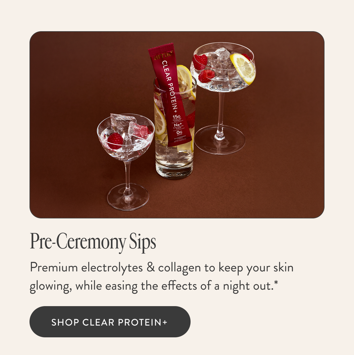 Pre-Ceremony Sips