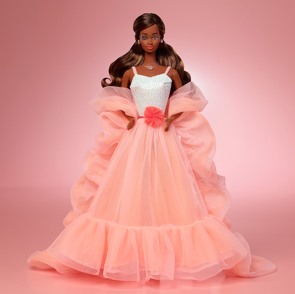 Peaches ‘n Cream Barbie Doll, Brown Hair