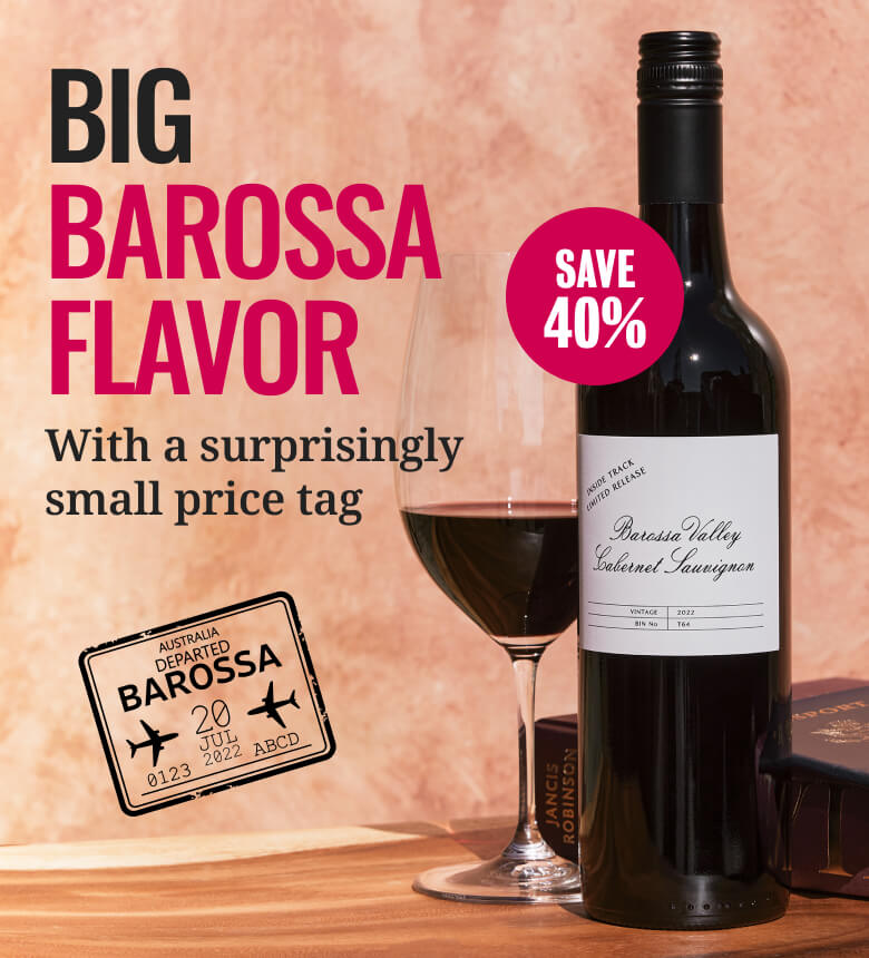40% off top Barossa Cab