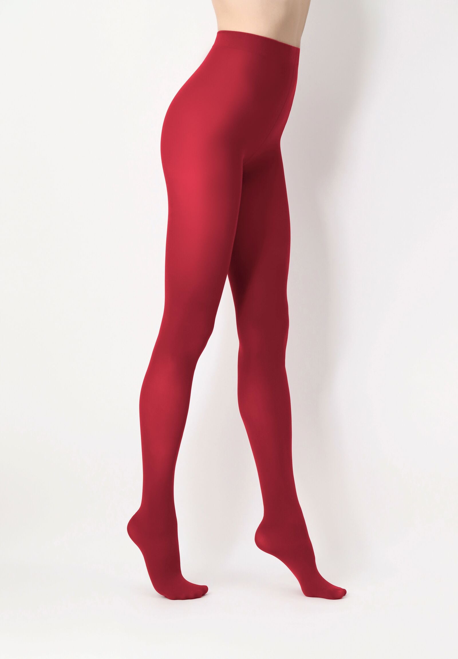Image of All Colors 50 Opaque Tights - Intense Red