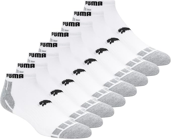 Puma Men’s Low-Cut Socks, 8-Pack