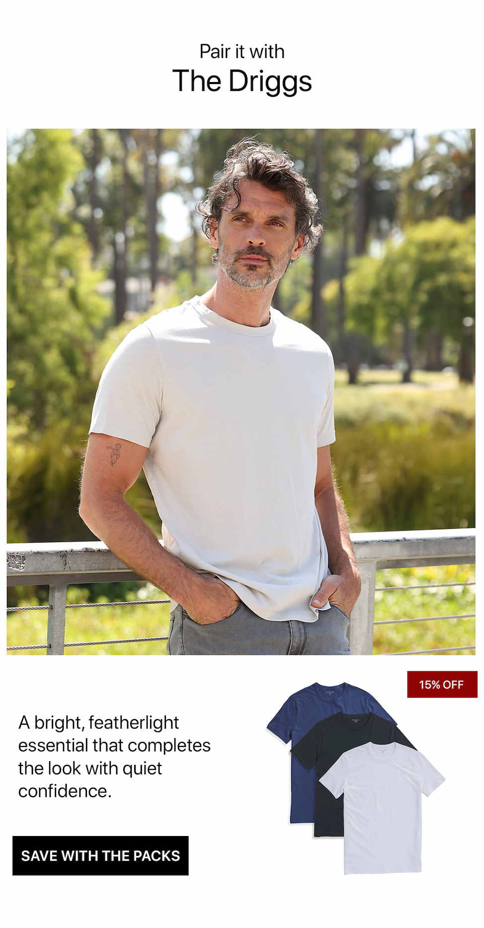 Classic Crew Driggs Tee 3-Pack