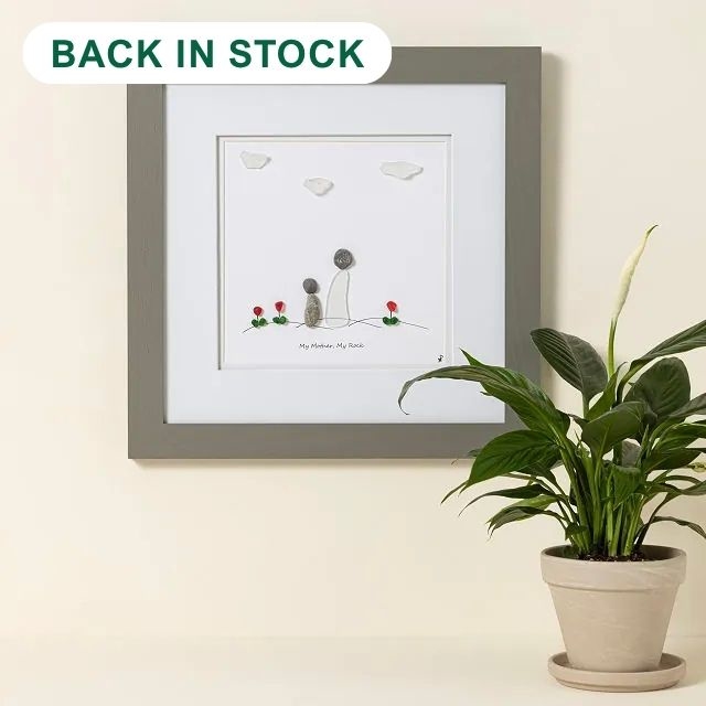My Mother, My Rock Pebble Wall Art