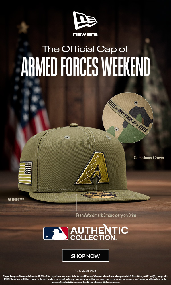 59FIFTY | MLB Authentic Collection. The Official On-Field Cap of Armed Forces Weekend. Shop Now.