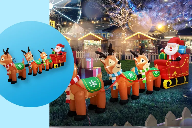 Giant Inflatable Christmas Decorations Are Up to 70% Off at Amazon — and There’s a 10-Foot Snowman for $40