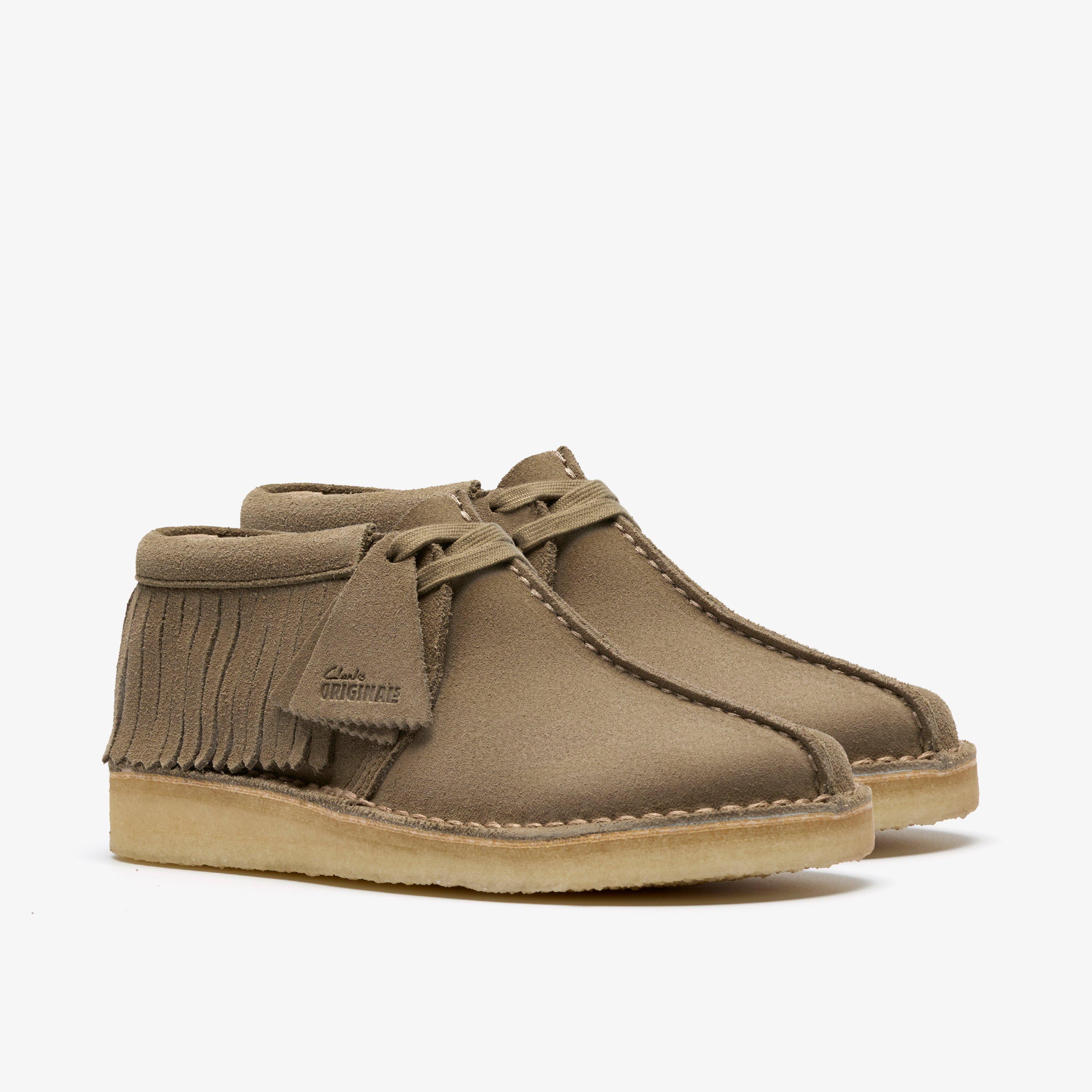 Shop Trek Fringe Smoke Grey Suede