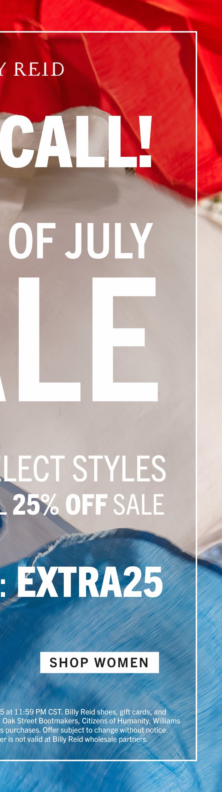 SHOP WOMEN'S SALE