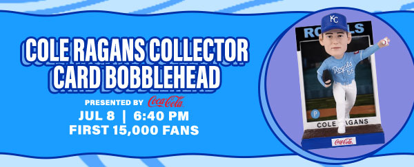 Cole Ragans Collector Card Bobblehead
