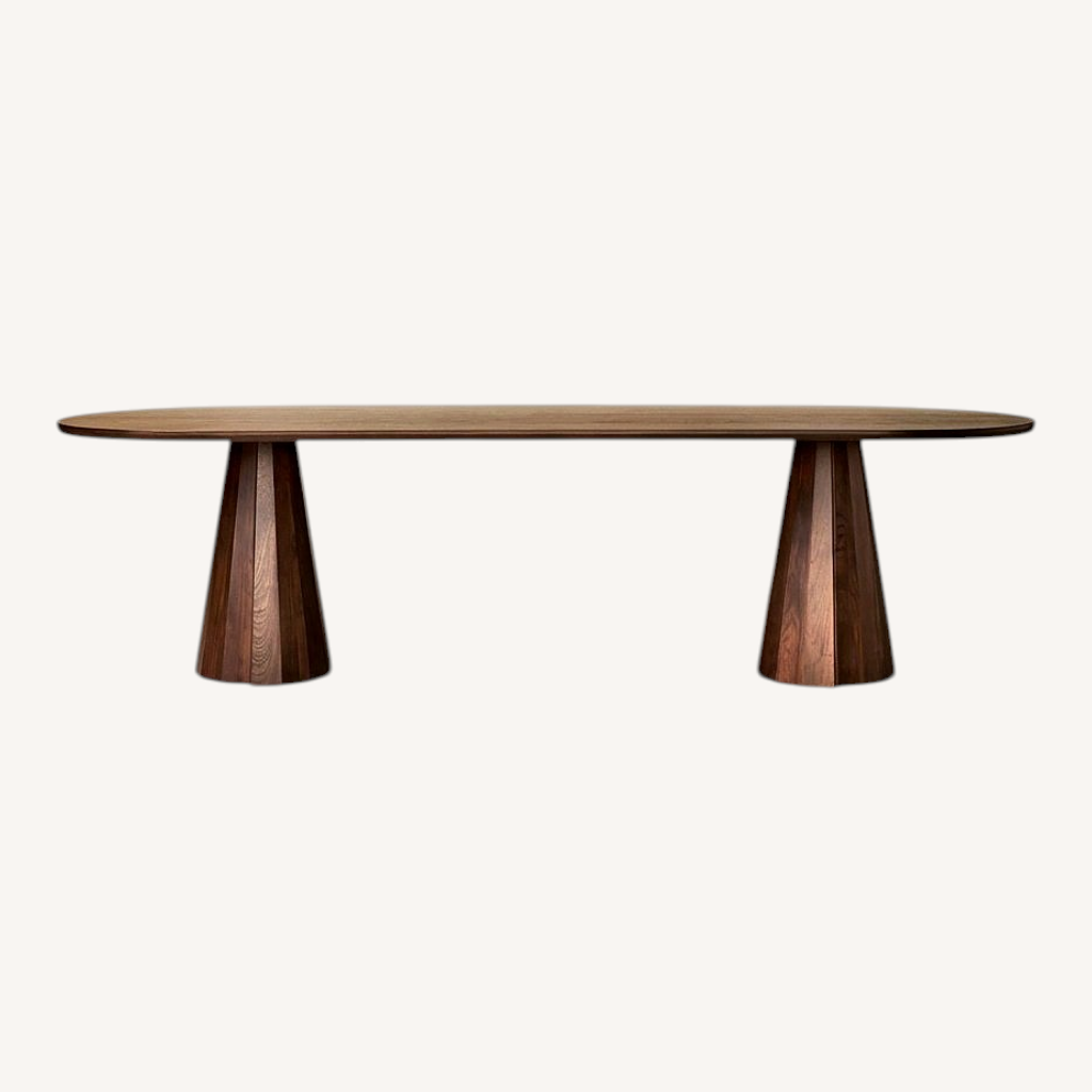 Image of Maiden Home Blackened Oak Dining Table