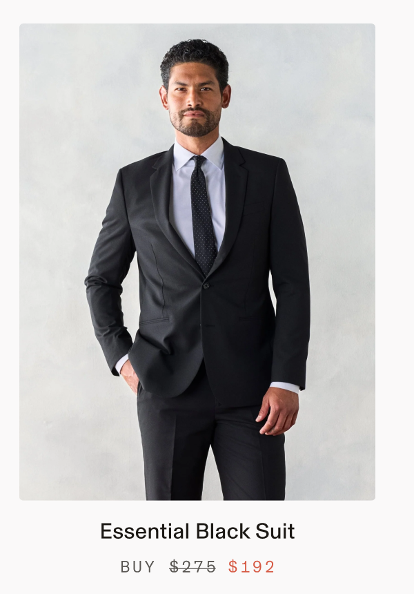 Essential Black Suit