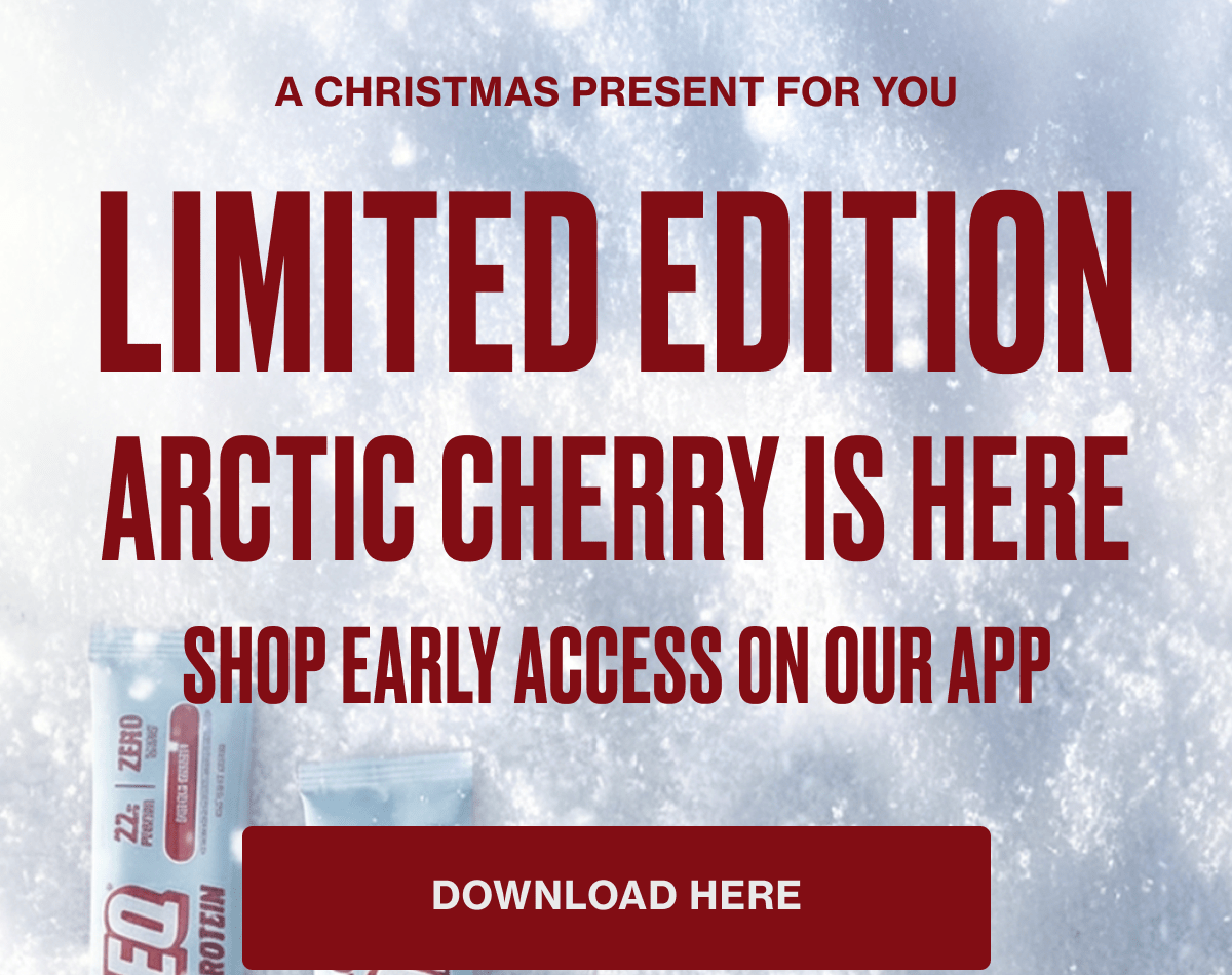 A Christmas Present for You! Limited Edition Arctic Cherry Is Here. Shop early access on our app. Click here to download!