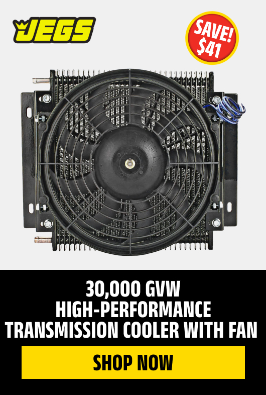 30,000 GVW High-Performance Transmission Cooler with Fan