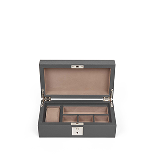 Lockable Watch and Cufflink Box in