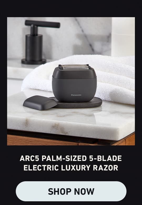 ARC5 Palm-sized 5-blade electric luxury razor - shop now